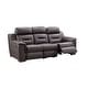 Faux Leather Upholstered 3 Piece Living Room Sofa Set - Bed Bath ...