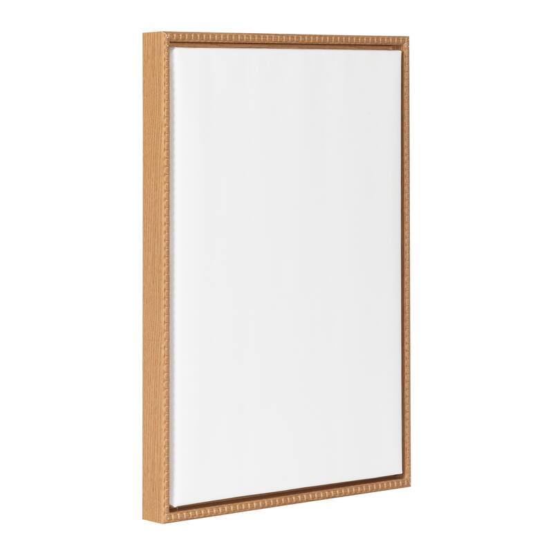 Kate and Laurel Sylvie Beaded Blank Framed Canvas - 18x24 - Natural