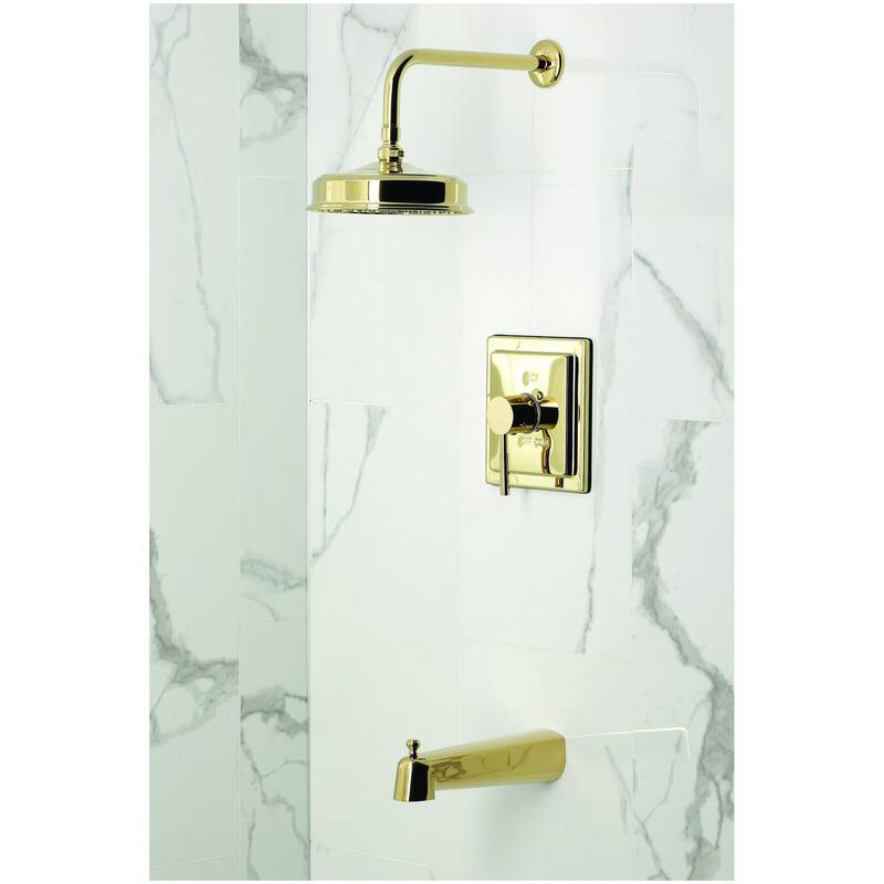 Kingston Brass KB589.DL Concord Tub and Shower Trim Package with 1.8