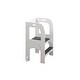 preview thumbnail 20 of 19, Safe and Sturdy Wooden Step Stool for Kids with Handles and Anti-Slip Mat