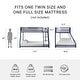 preview thumbnail 12 of 22, Avenue Greene Macie Twin over Full Metal Bunk Bed