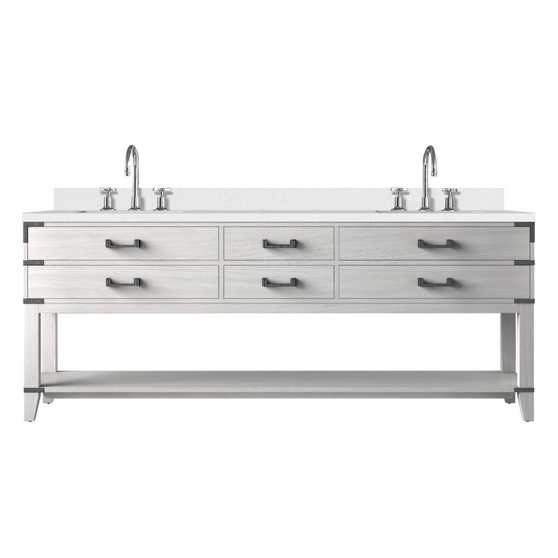 Norwalk Bath Vanity Cultured Marble Top, Sink and Faucet