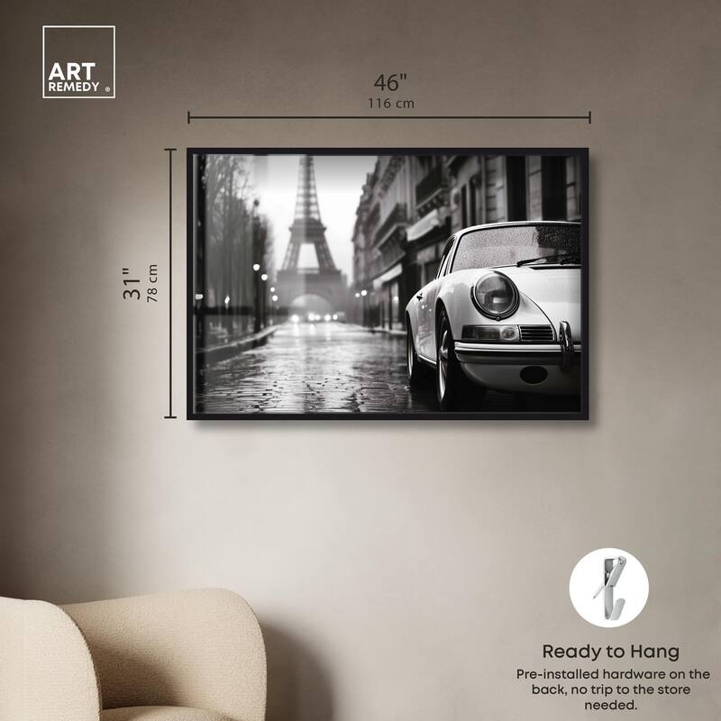 Rainy Day Paris Shadowbox by Art Remedy