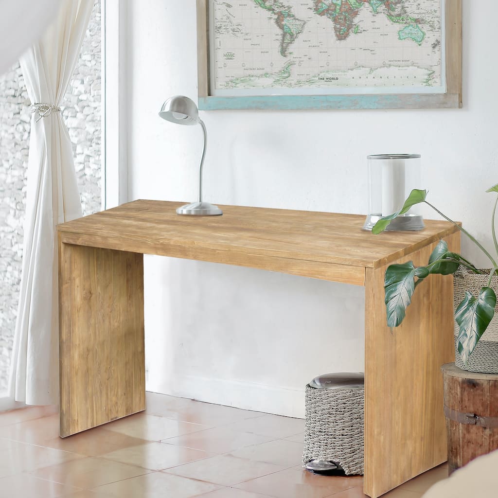 Recycled Teak Wood Bali Writing Desk