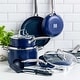 preview thumbnail 7 of 8, Blue Diamond Toxin-Free 10 Piece Ceramic Non Stick Cookware Set