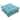 Pillow Perfect Outdoor Hockley Teal Deluxe Tufted Chairpad (Set of 2) - 17 X 17.5 X 4