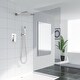 preview thumbnail 9 of 10, Lordear 12 Inches Shower System Wall Mounted Rainfall Shower Head System Rough-In Valve Body and Trim Included Brushed