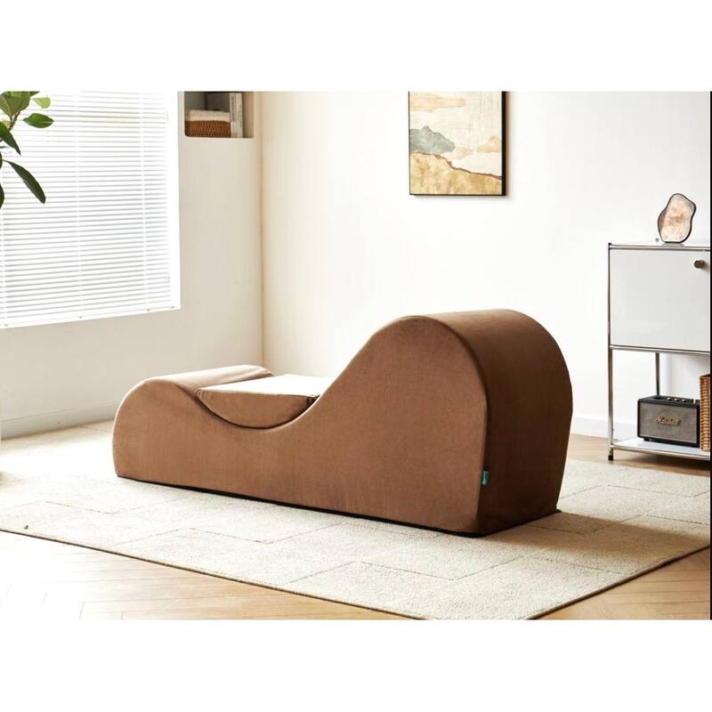 Chaise Lounge Chair Relaxation, Ergonomic Design with Soft Yet Firm High-Density Foam Core