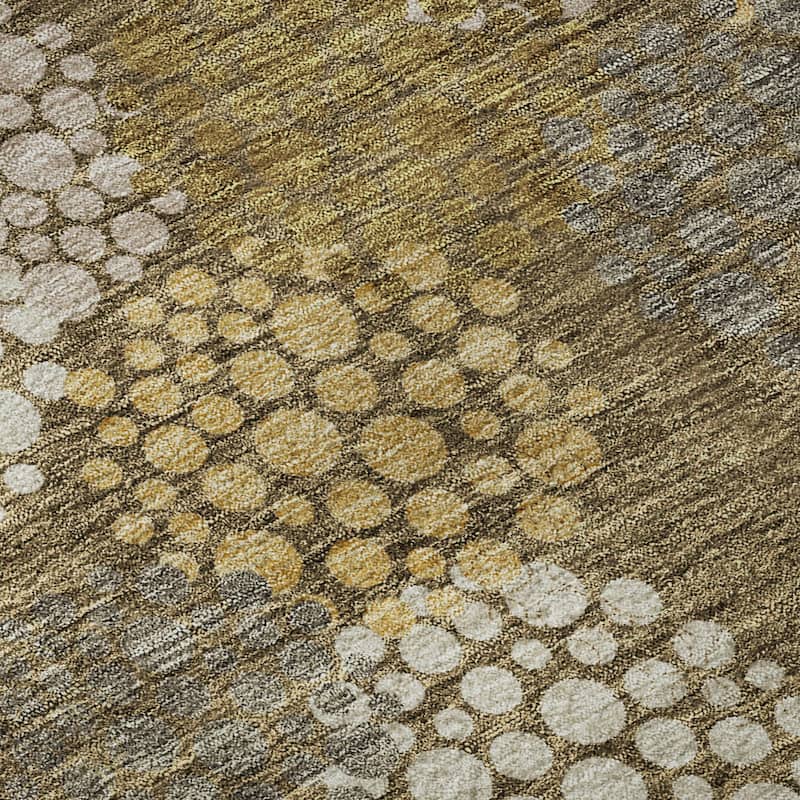 Premium Washable Super Soft Contemporary Clusters Mayfield Rug