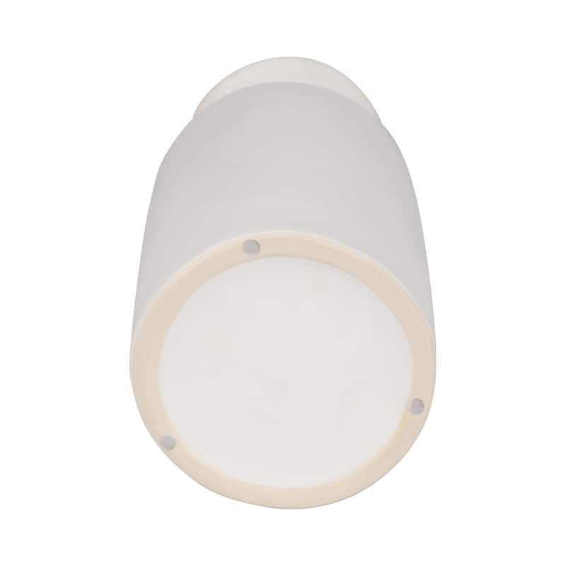 Sagebrook Home White Solid Color Ceramic Tall Slim Vase