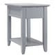 preview thumbnail 4 of 18, Zayden 1-drawer Side Table with Charging Station by iNSPIRE Q Bold