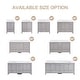 preview thumbnail 10 of 10, Prismosaic 84 in. Lunar Gray Vanity with Countertop & Splash, Double Sinks