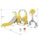 preview thumbnail 4 of 15, 5 in 1 Slide and Swing Playing Set with 2 Basketball Hoops, Football