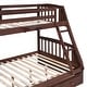 preview thumbnail 9 of 9, Stylish and Functional Design Wood Bunk Bed with Maximized Storage Space and Safety Guaranteed, Brown