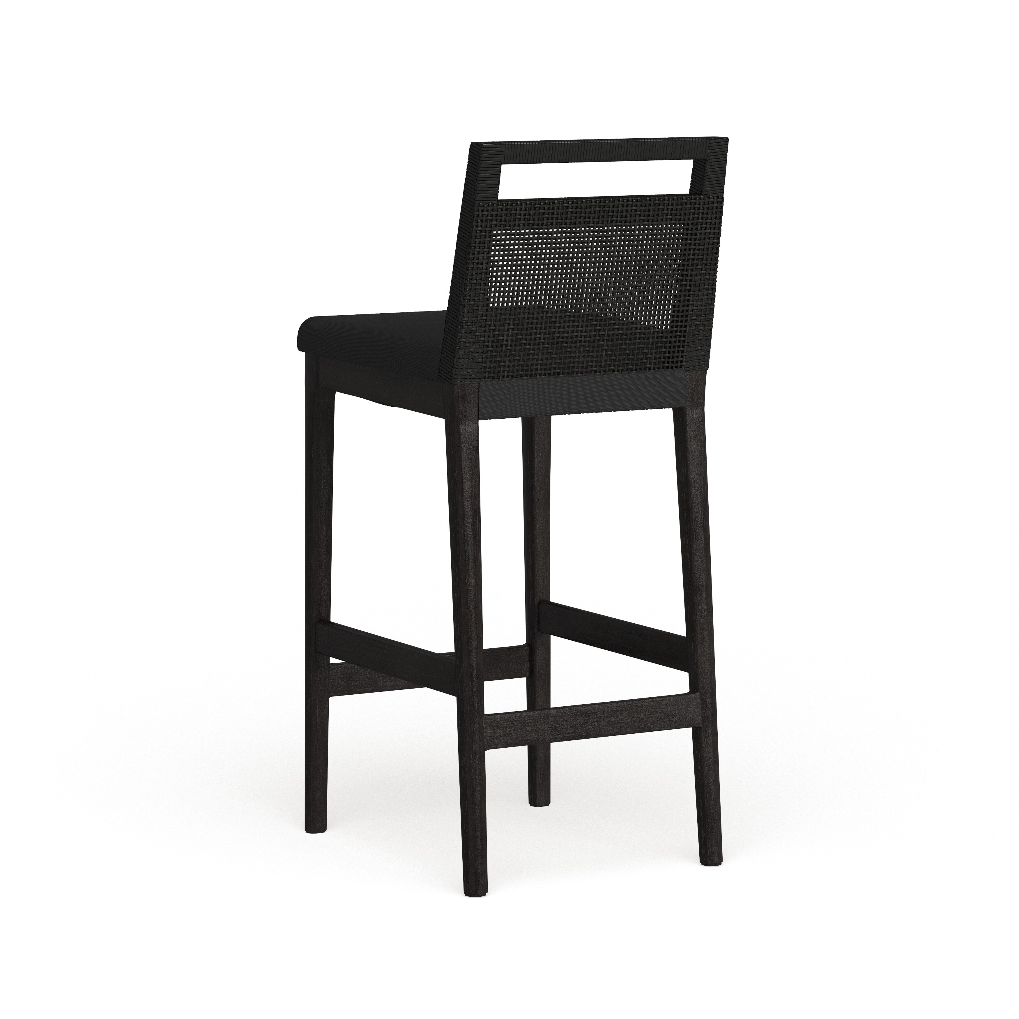 SAFAVIEH 28.8 inch Rural Woven Dining Darin Black Black Cushion