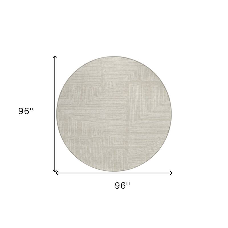 HomeRoots Geometric Transitional Rectangle Outdoor Rug