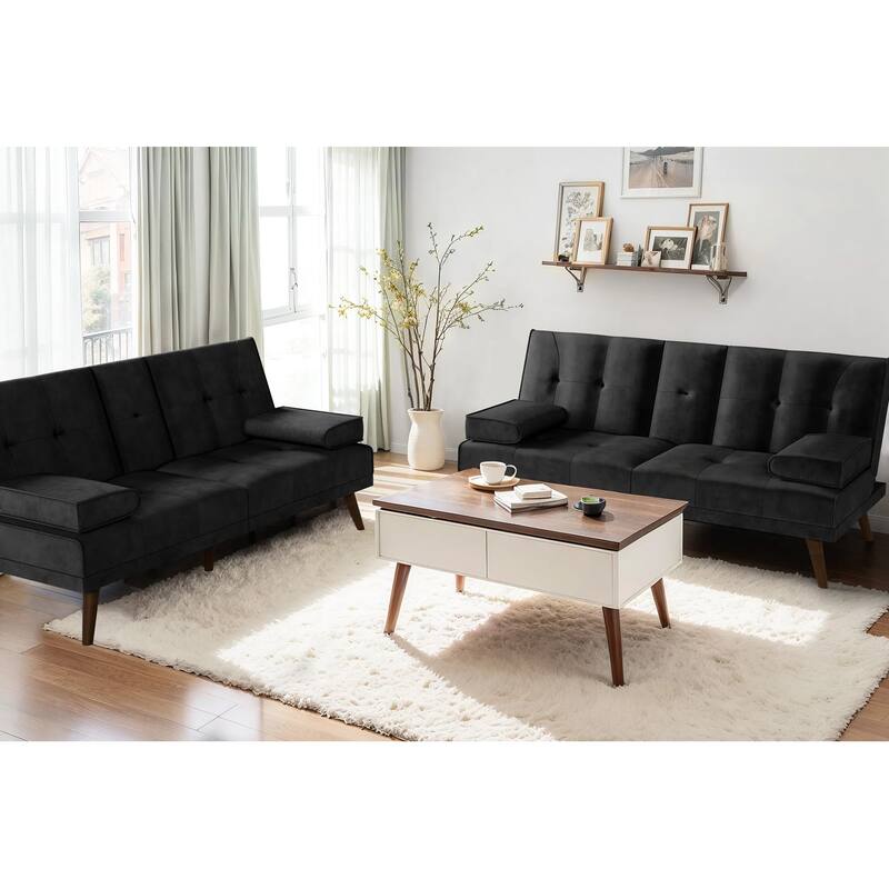 Futzca Futon Couch Sofa Bed, Small Sleeper Sofa Chair Loveseat