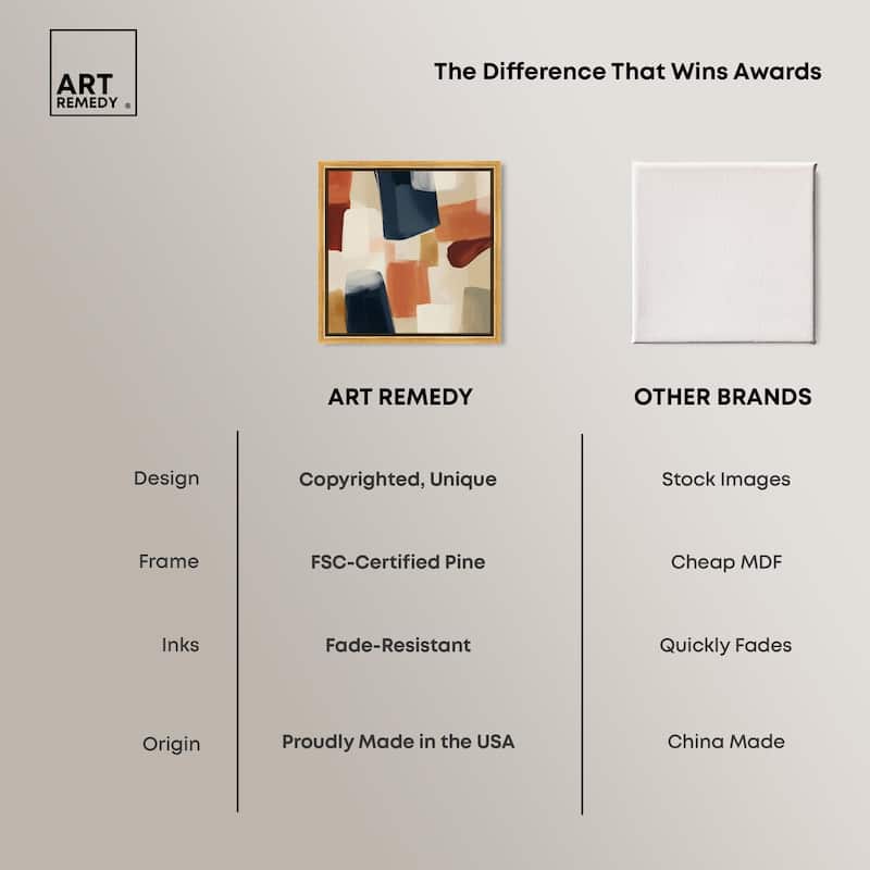Sienna Shift Canvas by Art Remedy