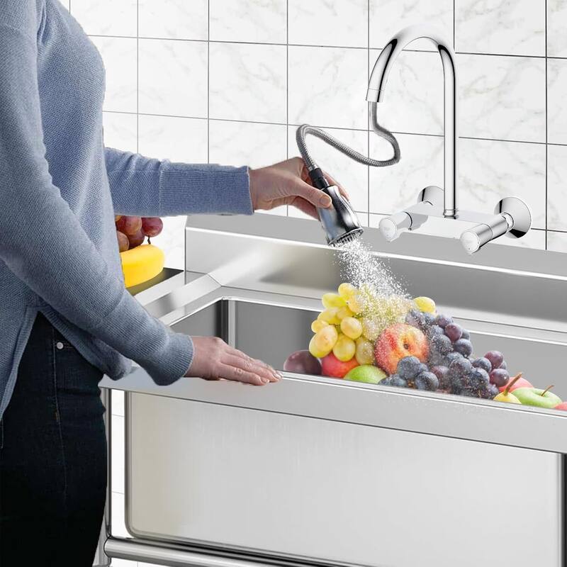 23"x25"x37" Freestanding Commercial Single Bowl Stainless Steel Utility Sink