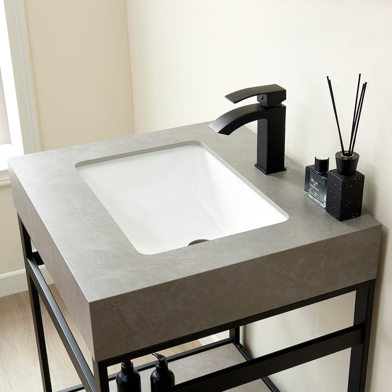 Miseno MV702524-NM Funes 24" Free Standing Single Basin Vanity Set