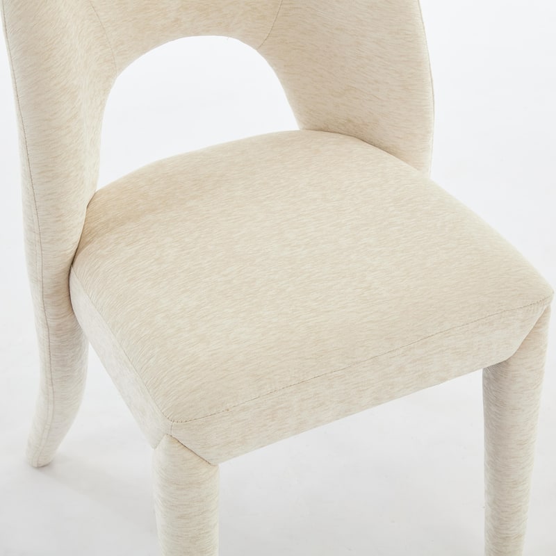 Metal Legs Dining Chair,Cushion Is Comfortable,Design Is Simple