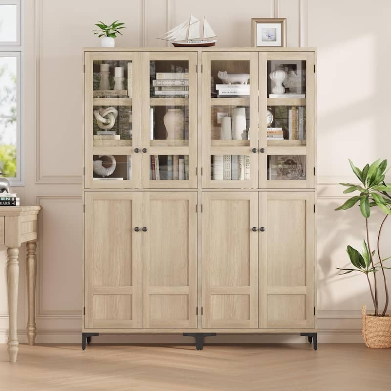 71 Inch Tall Storage Cabinet, 5 - Tier Kitchen Pantry Cabinet