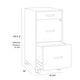preview thumbnail 22 of 30, Space Solutions 18" Deep 3 Drawer Metal File Cabinet