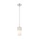 Option Satin Nickel / Matte White