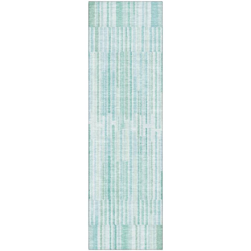 Premium Washable Super Soft Stripe Stack Mayfield Rug