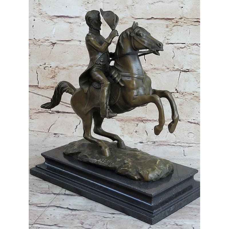 Henry Warner Slocum Union General On Horseback - Bronze Sculpture Replica Statue