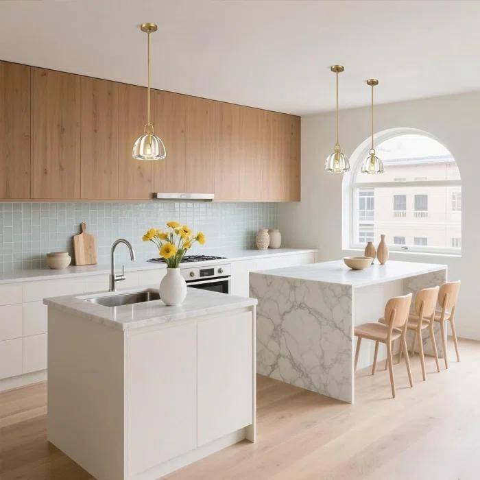 Crystal Hemisphere Pendant Light