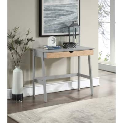 Hilton Desk In Gray/Natural