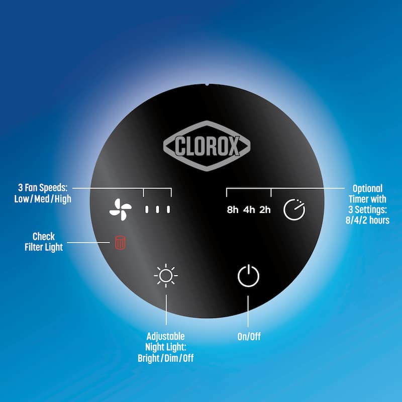 Clorox Tabletop Ture HEPA Air Purifier