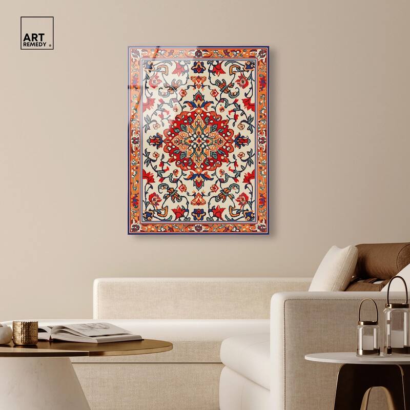 Morrocan Garden II Acrylic by Art Remedy, Ready to Hang