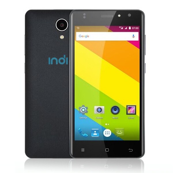 Indigi® 4G LTE Unlocked Android Marshmallow SmartPhone w/ QuadCore CPU + 1GB RAM + Fingerprint Access & Dual Cameras - Black