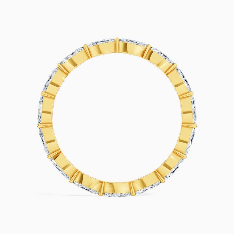 Auriya 14k Gold Marquise East-West Lab Grown Diamond Eternity Band 1.30 - 6.00 ct. tw. (F-G, VS)