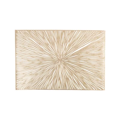 Home Details 4 Pack Star Burst Laser Cut Placemat