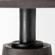 preview thumbnail 4 of 21, Maxwell Dark Brown Solid Wood w/Metal & Wood Base Dining Table