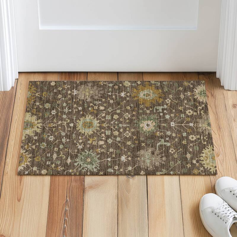Machine Washable Indoor/ Outdoor Global Dillon Chantille Rug