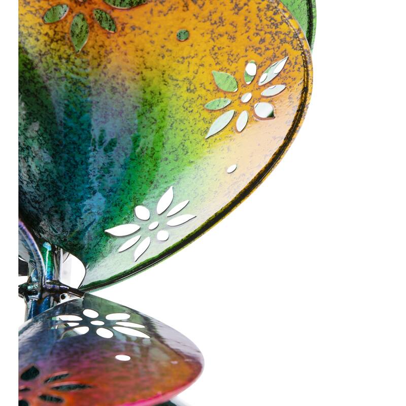 90 in. H Wind Spinner, Floral Lemniscate