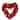 10" Red Wooden Rose Floral Heart Shaped Artificial Valentine's Day Wreath