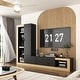 preview thumbnail 8 of 17, Media Console Multi-Functional TV Stand Storage Unit with LED Lighting