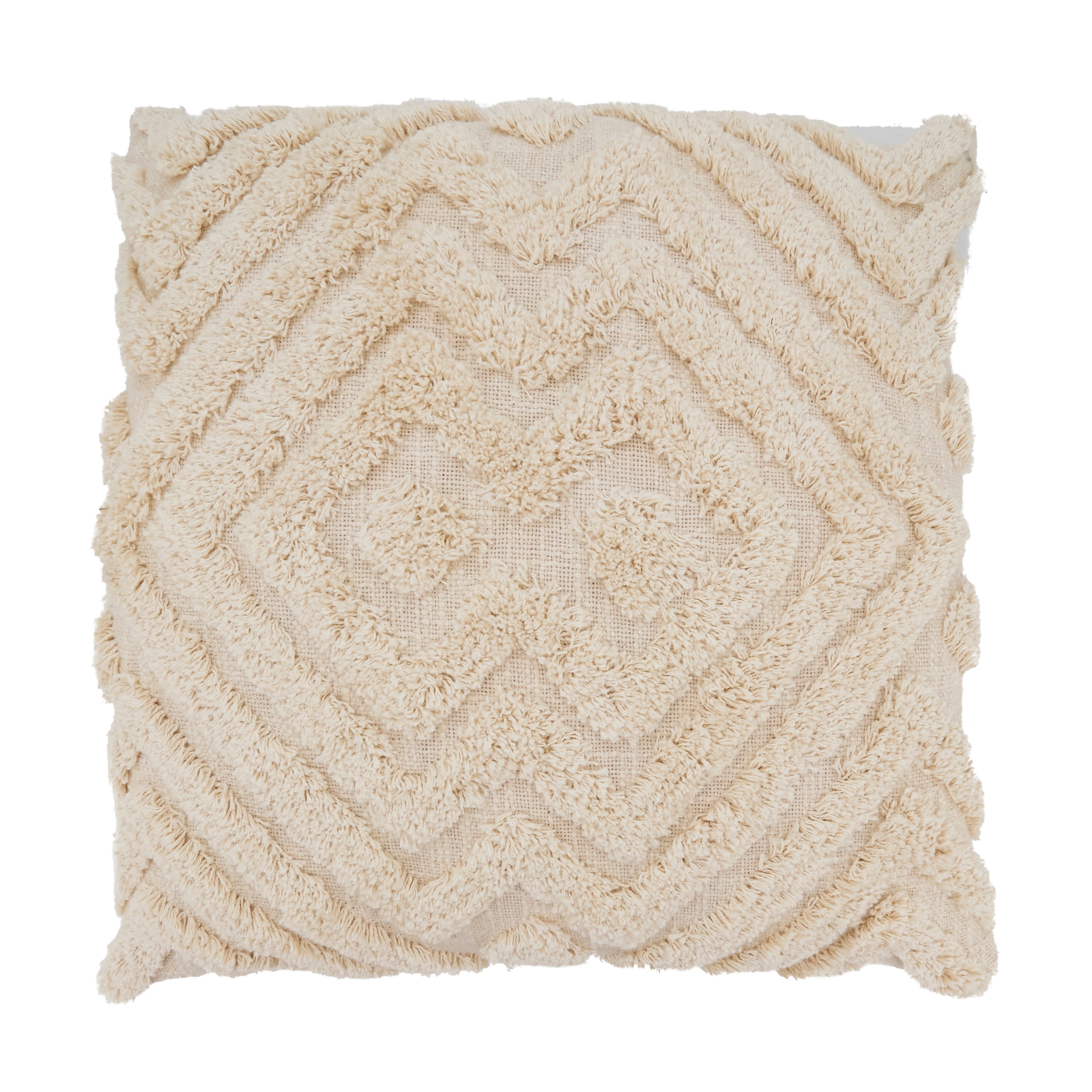 Chevron Chic Tufted Throw Pillow