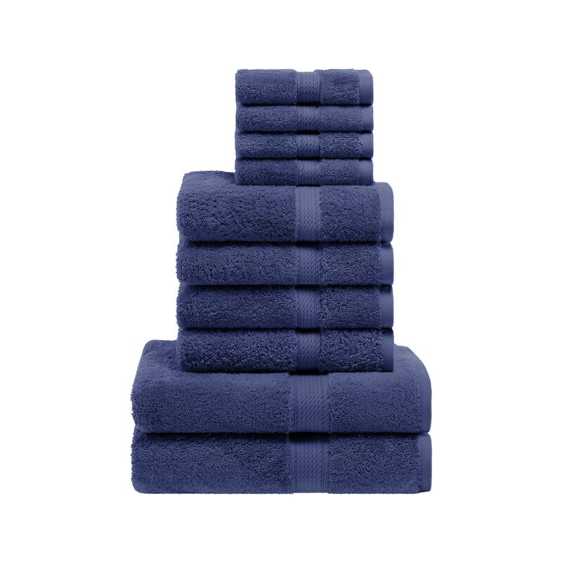 Superior Egyptian Cotton Heavyweight Solid Plush Towel Set