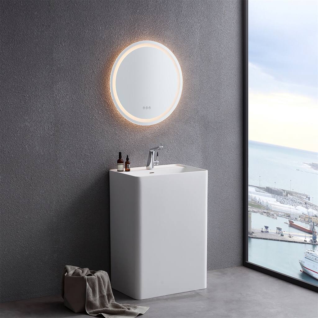 Bathroom Sink,Big Size Bathroom Solid Surface Wash Basin Bathroom Sink