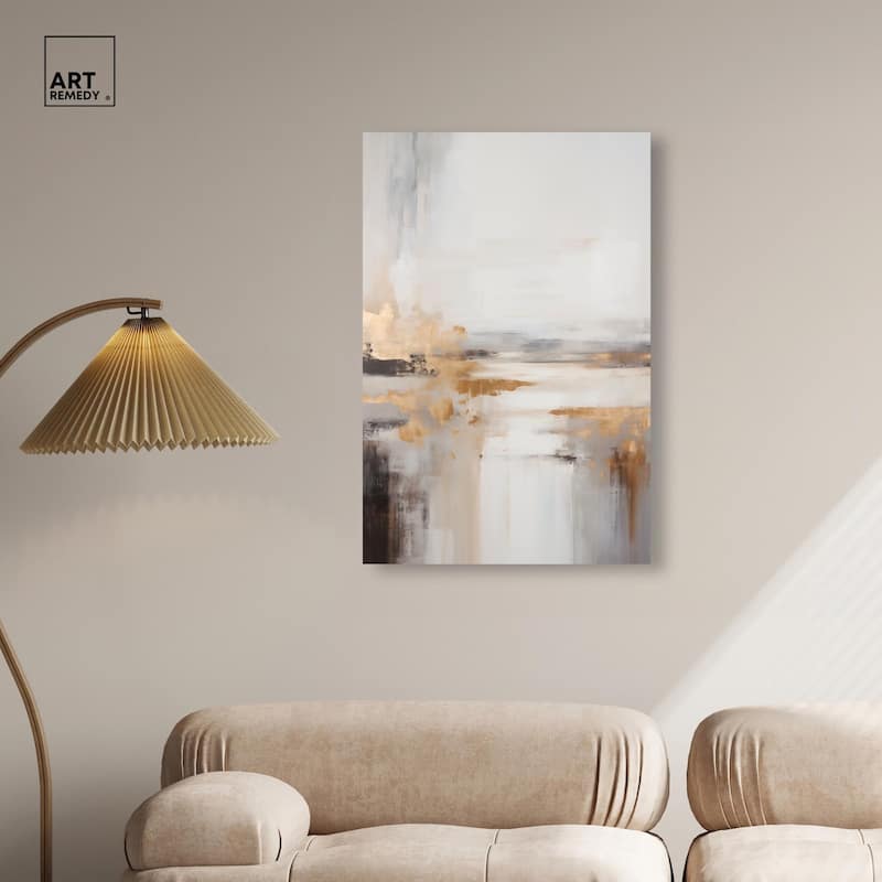 Glistening Stillness II Canvas by Art Remedy, Gallery Wrapped