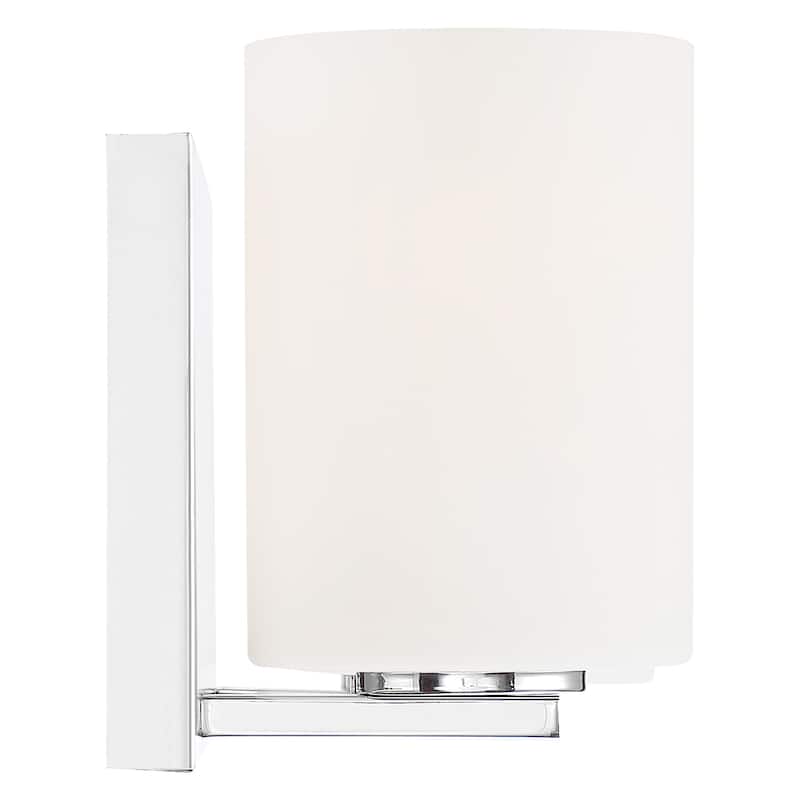 Access Lighting Oslo - LED Bath Vanity - Chrome Finish - Opal Glass - Replaceable LED