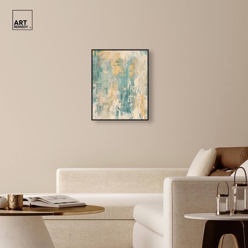 Minted Ivory II Canvas by Art Remedy