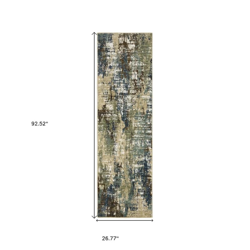 HomeRootsAbstract Modern Rectangle Area Rug