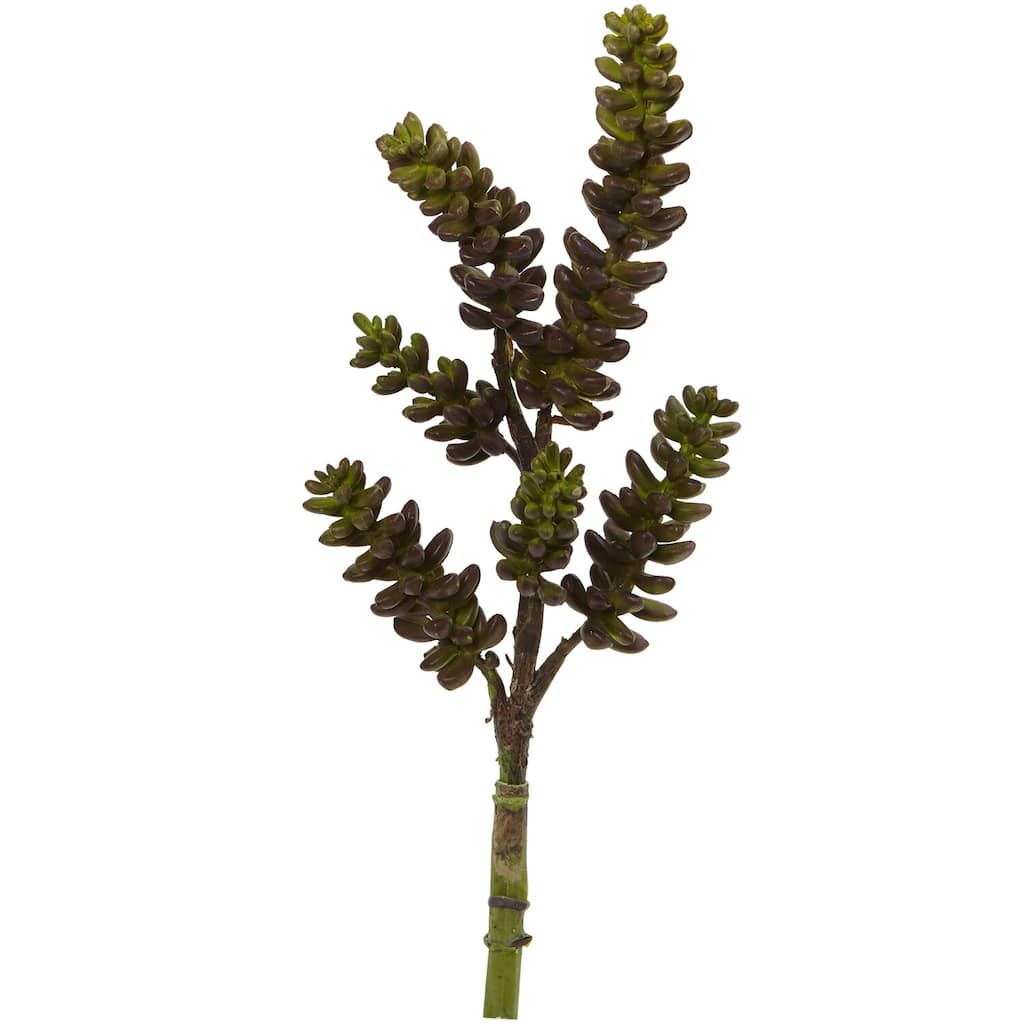 Gothic Glamour Artificial Flowers - 22 Inch Stems (6 Pack) - Elegant Home Decor - Green - 13